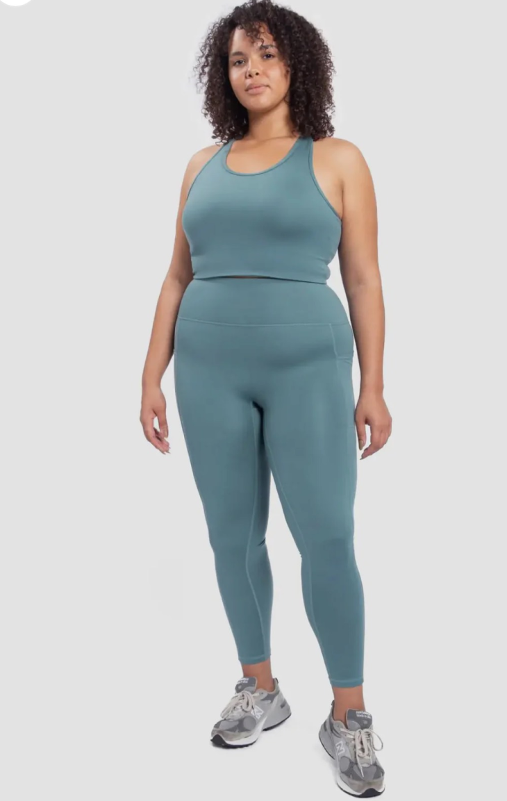2 piece set T razor tank top with leggings